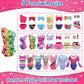 Barwa 18 Pcs Summer Doll Clothes And Accessories Including 5 Sets Swimsuits Beach Bathing Bikini With 2 Swimming Rings 2 Drinks