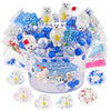 Lawoho 300Ml Polar Bear Slime With Clay, Clear Slime Kit For Girls Ages 8-12 With 10 Packs Slime Add Ins, Slime For Kids Party Favors, Kids Slime Birthday Halloween Christmas Easter Slime Making Kit