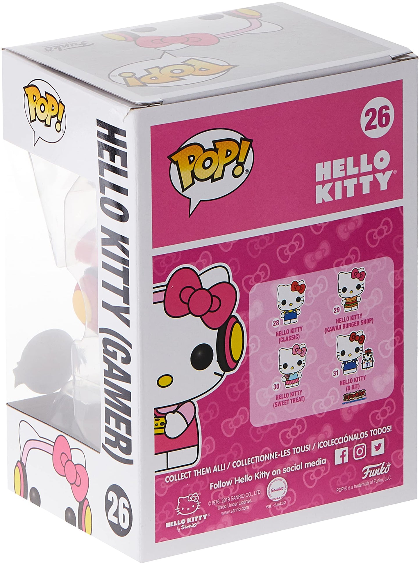Funko Pop! Hello Kitty Gamer #26 - Game Stop Exclusive, Multicolor Vinyl Collectible