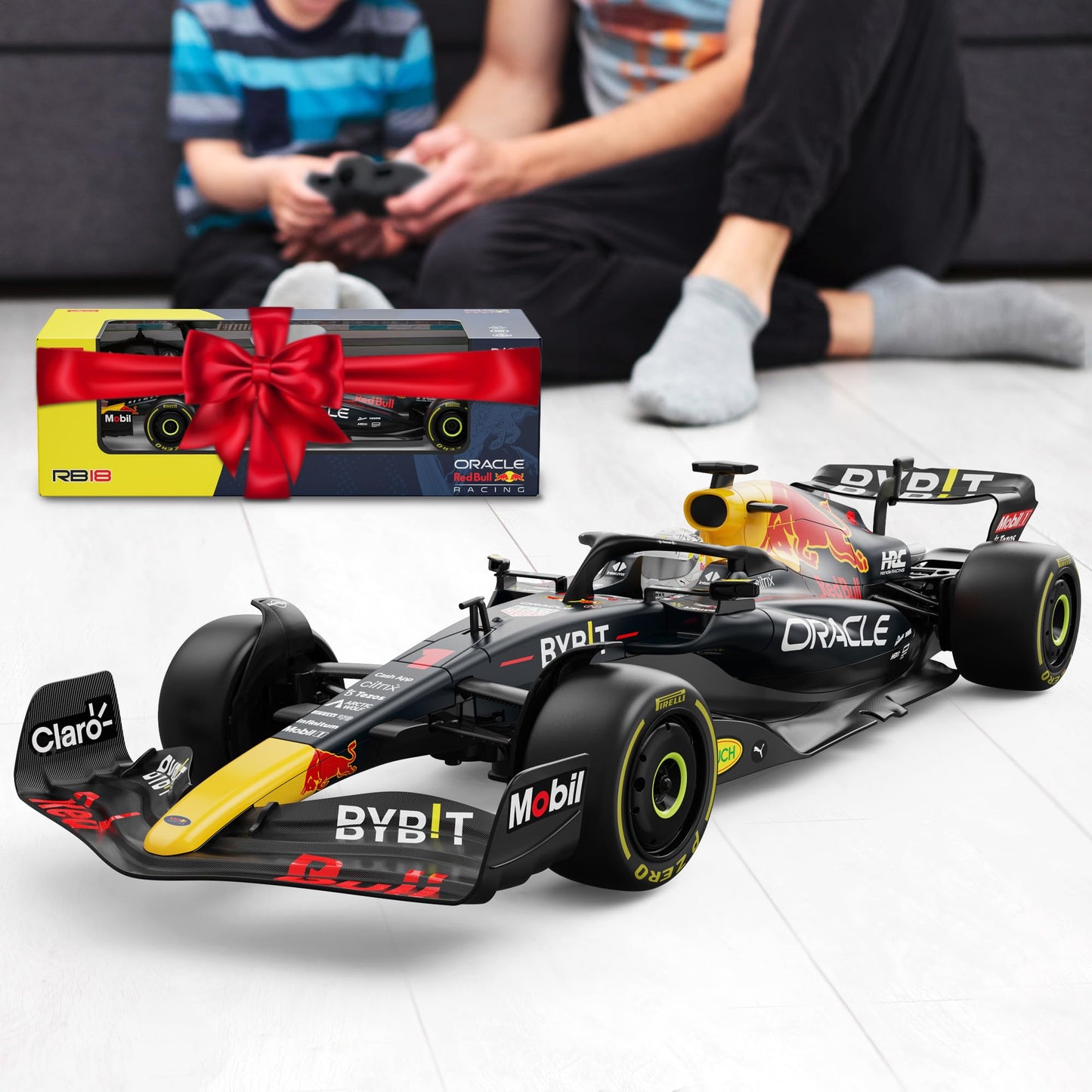 Voltz Toys Authentic Licensed 1:12 F1 RedBull Rb18 Car Remote Control Car - F1 Collection RC car Series for Kids and Adults - 2.