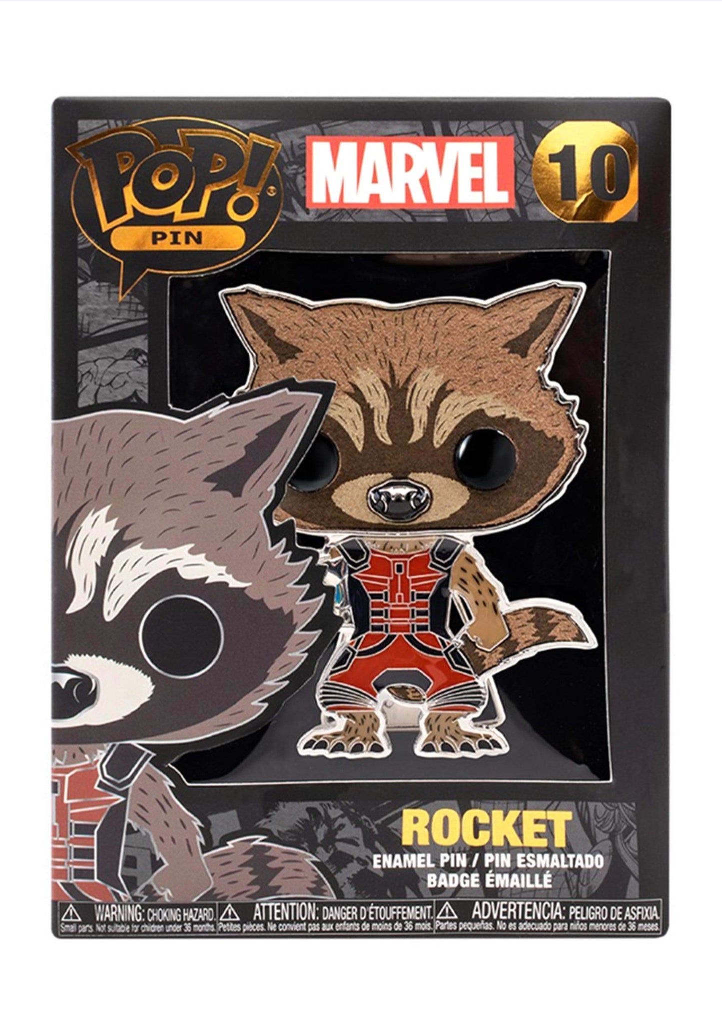 Funko Pop! Pin: Marvel - Rocket