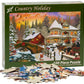 Vermont Christmas Company Country Holiday Jigsaw Puzzle 100 Piece - Christmas Puzzle With Large Pieces For Kids & Adults - 19' X 13 '