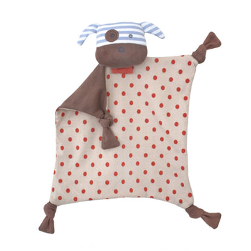 Organic Farm Buddies by Apple Park Lovey Rattle | Non-Toxic, Hypoallergenic, 100% Organic Cotton for 0m+ | Security Blanket