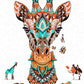 Hodslen Woods - Animal Wooden Jigsaw Puzzles for Kids (12+ Years) mature-themed  Teens  Family; Animal Majestic Shaped Natural Wood Puzzle  Expert Level  9x15.3 in. (23x39 cm)  130 pcs  L - Size - Giraffe