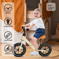 Bobike Toddler Balance Bike Toys For 2 To 5 Year Old Girls Boys Adjustable Seat And Handlebar No-Pedal Training Bike Best Gifts For Kids (White)