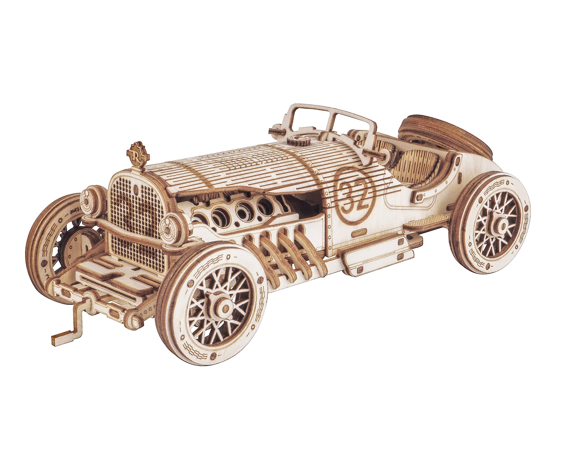 Rowood Model Cars To Build, 3D Wooden Puzzle For Adults & Teens, Diy Scale Mechanical Car Model Building Kits, Best Toys Gift Fo