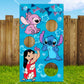 Stitch Party Supplies  Stitch Toss Games with 4 Bean Bags Set  Party Games Hanging Banner Outdoor tossing Game for Boys Girls  Stitch Party Activities Decorations Gifts