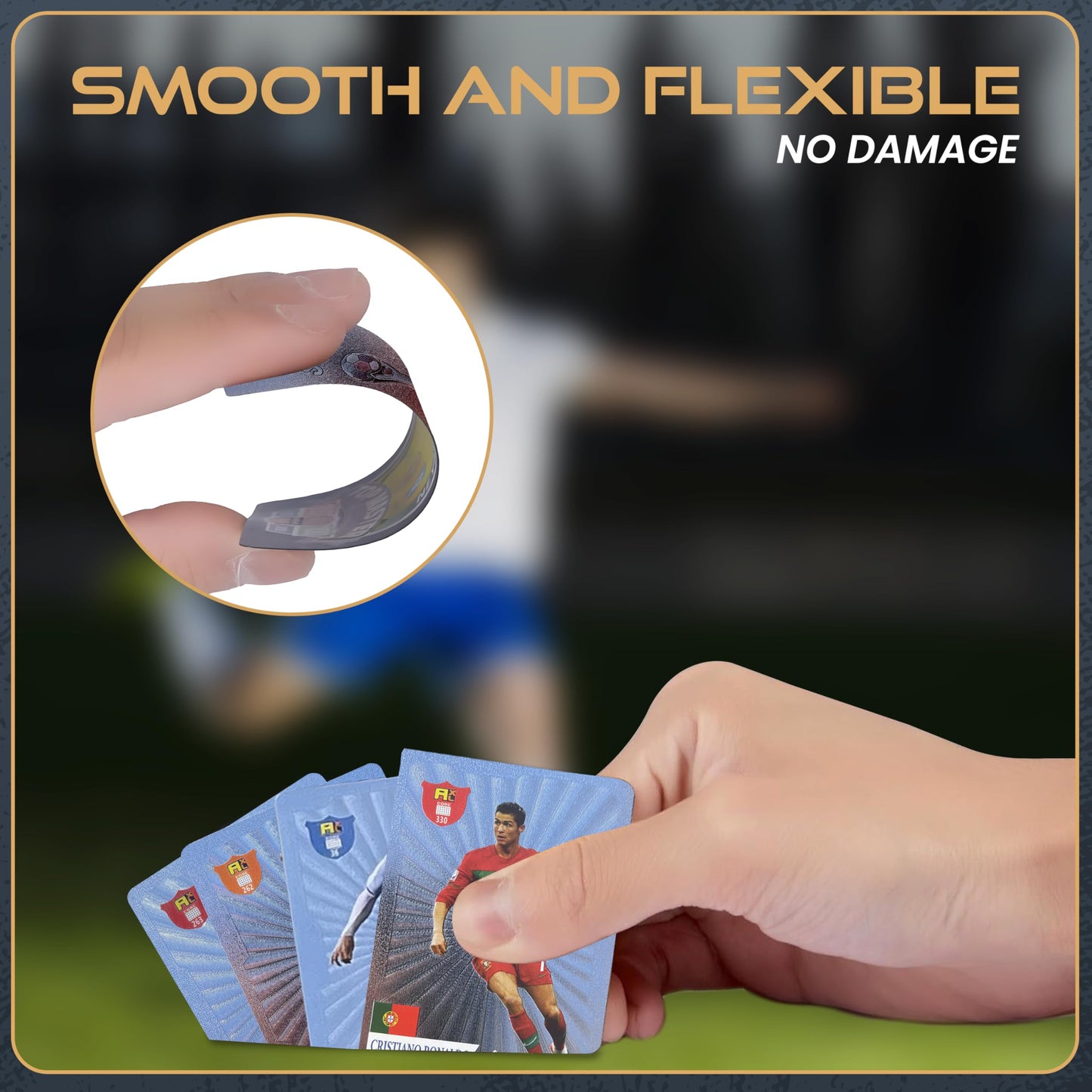 2025 Playing Soccer Cards | 55 Unique Cards for Soccer Players | Unforgettable Moments for The Whole Family for Friends  Siblings  and Soccer Fans | Printed on enhanced Paper - White