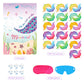 Eaezerav Pin The Tail On The Mermaid Game With 32 Tails Under The Sea Party Decorations For Kids Mermaid Birthday Party Favors