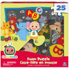 Cocomelon, 25-Piece Jigsaw Foam Squishy Puzzle Abc Best Friends Jj & Animals Musical Show, For Kids Ages 4 And Up
