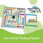 Learning Resources iTrax Critical Thinking Game, 69 Pieces, Ages 6+, Multi-color, Develops Critical Thinking Skills