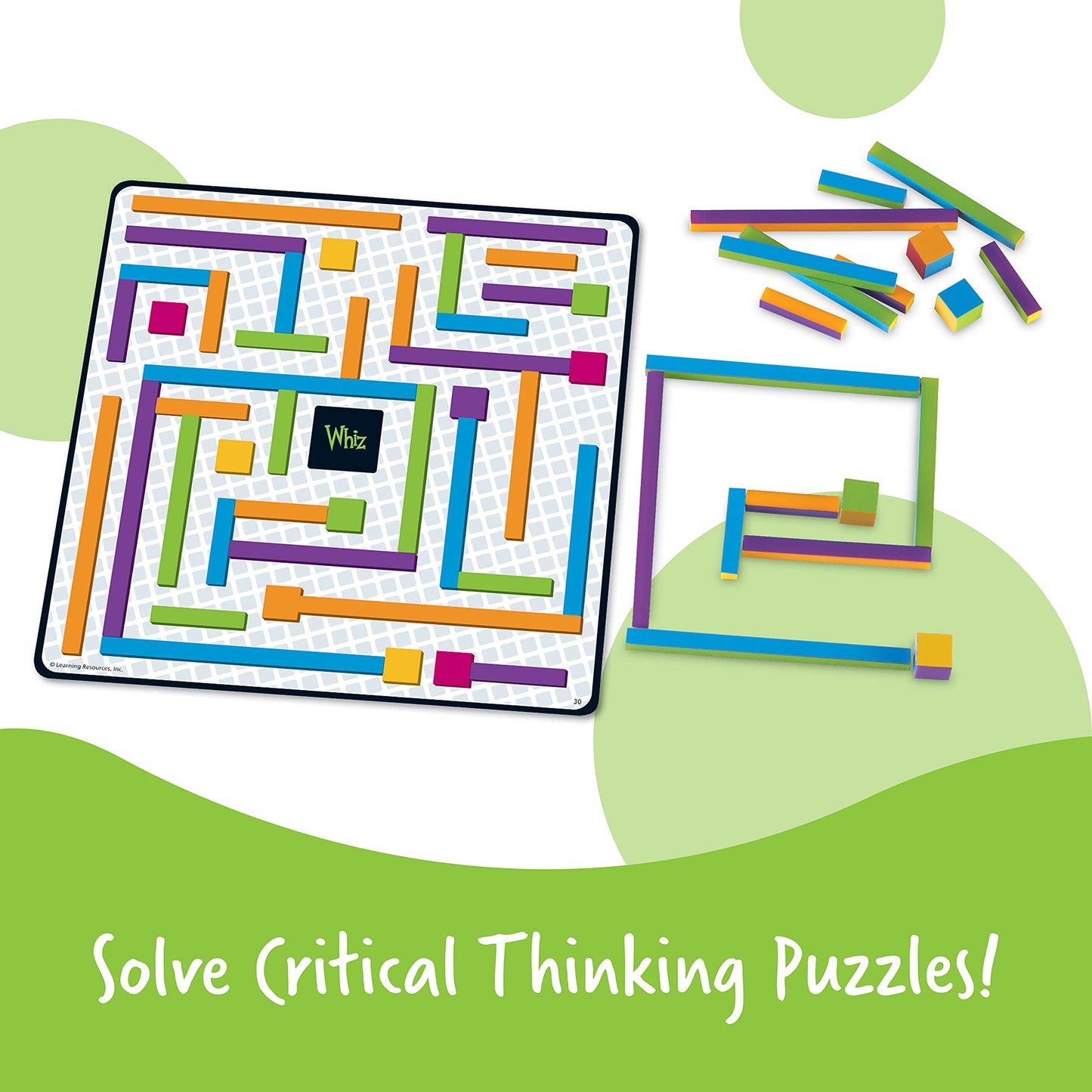 Learning Resources iTrax Critical Thinking Game, 69 Pieces, Ages 6+, Multi-color, Develops Critical Thinking Skills
