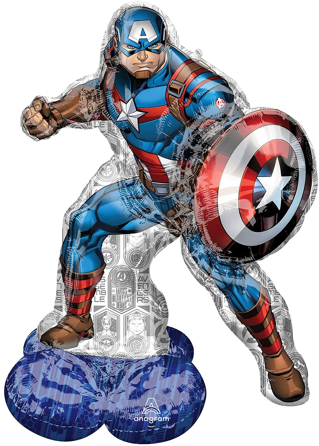 Anagram aptain America Birthday Airloonz AirFilled Foil Balloon