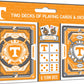 Masterpieces Game Day - NCAA Tennessee Volunteers 2-Pack Playing Cards & Dice Pack - Officially Licensed Set for mature-themeds and Family