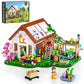 Funwhole Botanical-Garden Greenhouse Lighting Building-Bricks Set - Farm Flower House Collection Led Light Model Display Set 142
