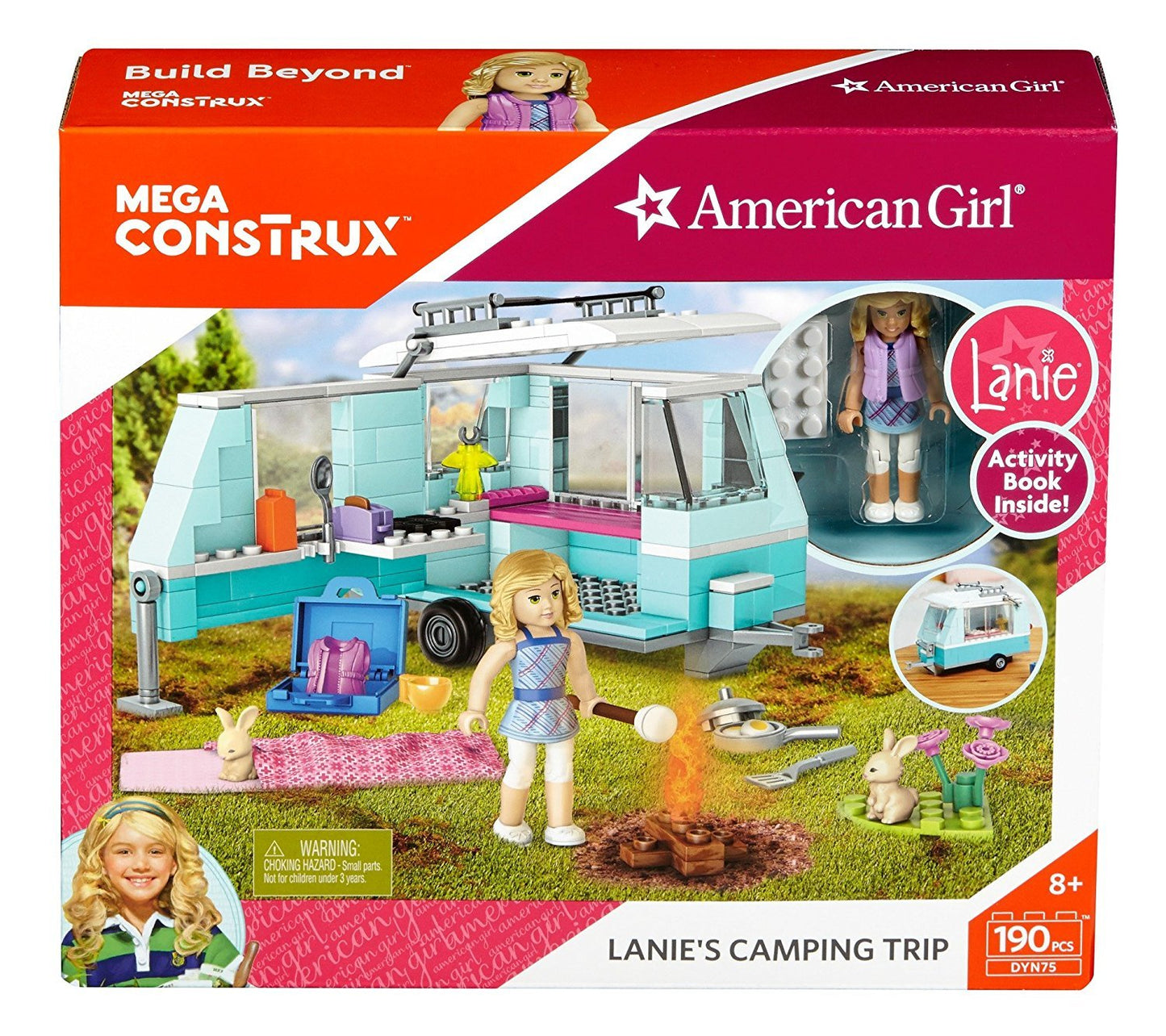 Mega Construx Lanie's Camping Trip Building Set DYN75 - Multicolor Plastic Adventure
