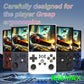 R36MAX Handheld Game Console, 4.0 Inch IPS Screen Linux System 4000mAh Rechargeable Portable Pocket Arcade with 128GB TF Card, B