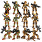 HAPTIME Army Men Action Figures with   Toy Soldiers for Boys  Plastic Army Toys for Boys 6-8  Birthday Gift for Military Collectors (6Pcs Green + 6Pcs Yellow)