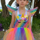 Davsolly Unicorn Costume For Girls Led Light Up Unicorn Princess Tutu Outfit For Halloween Dress Up Birthday Christmas Gifts