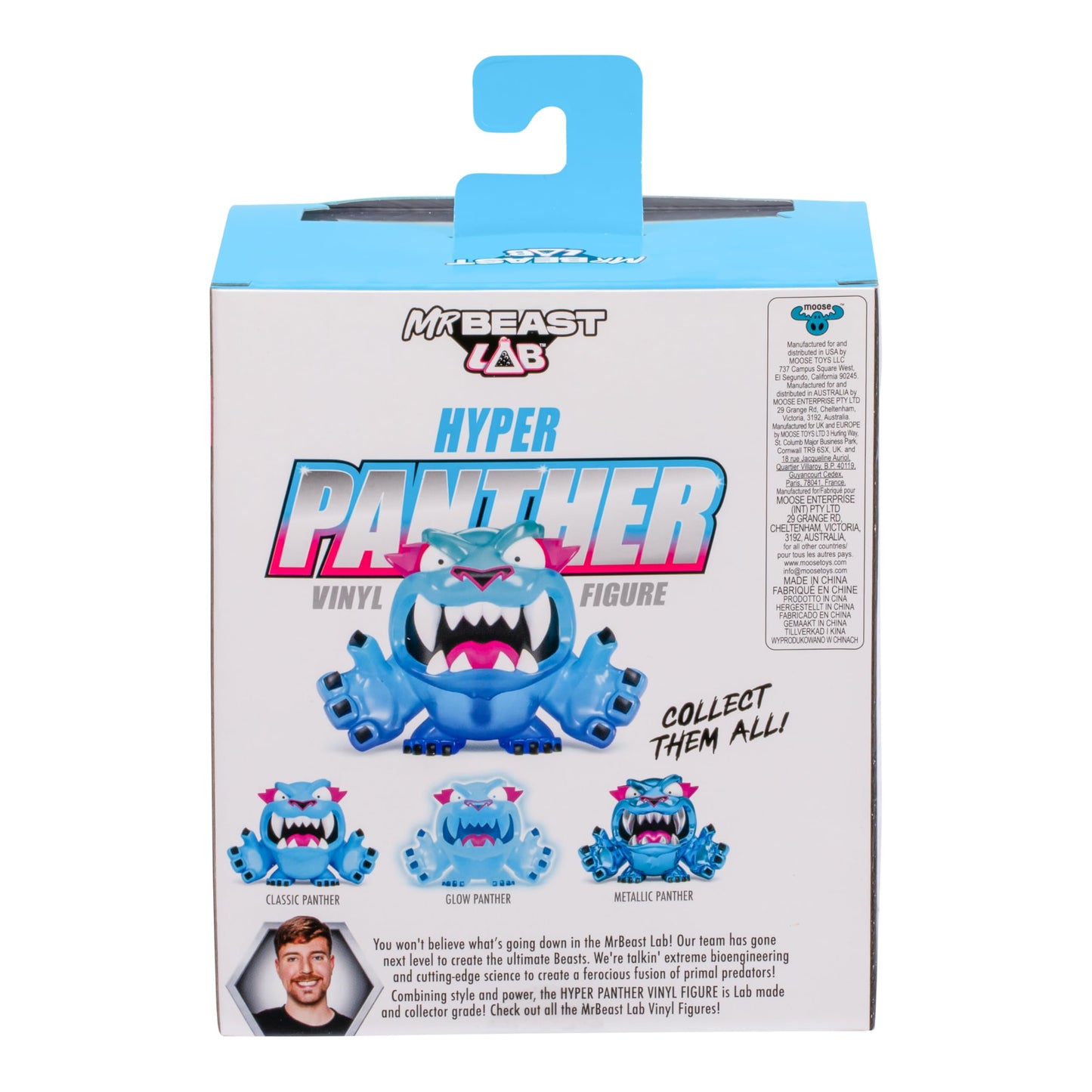 MRBEAST LAB Hyper Panther Collectible Vinyl Figure - 3.5" Tall, Multicolor, Premium Display Box, Model 630996247