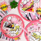 96 Pcs Super Girl Theme Plates And Napkins Party Supplies Pink Comic Hero Tableware Set Super Girl Hero Party Decorations Favors