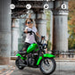 Elemara Dirt Bike Electric, 15 Mph & 150Lb Max, Motor Bikes For Kids W/Led Lights & Power Display, Key Start,Chain-Driven Motor,