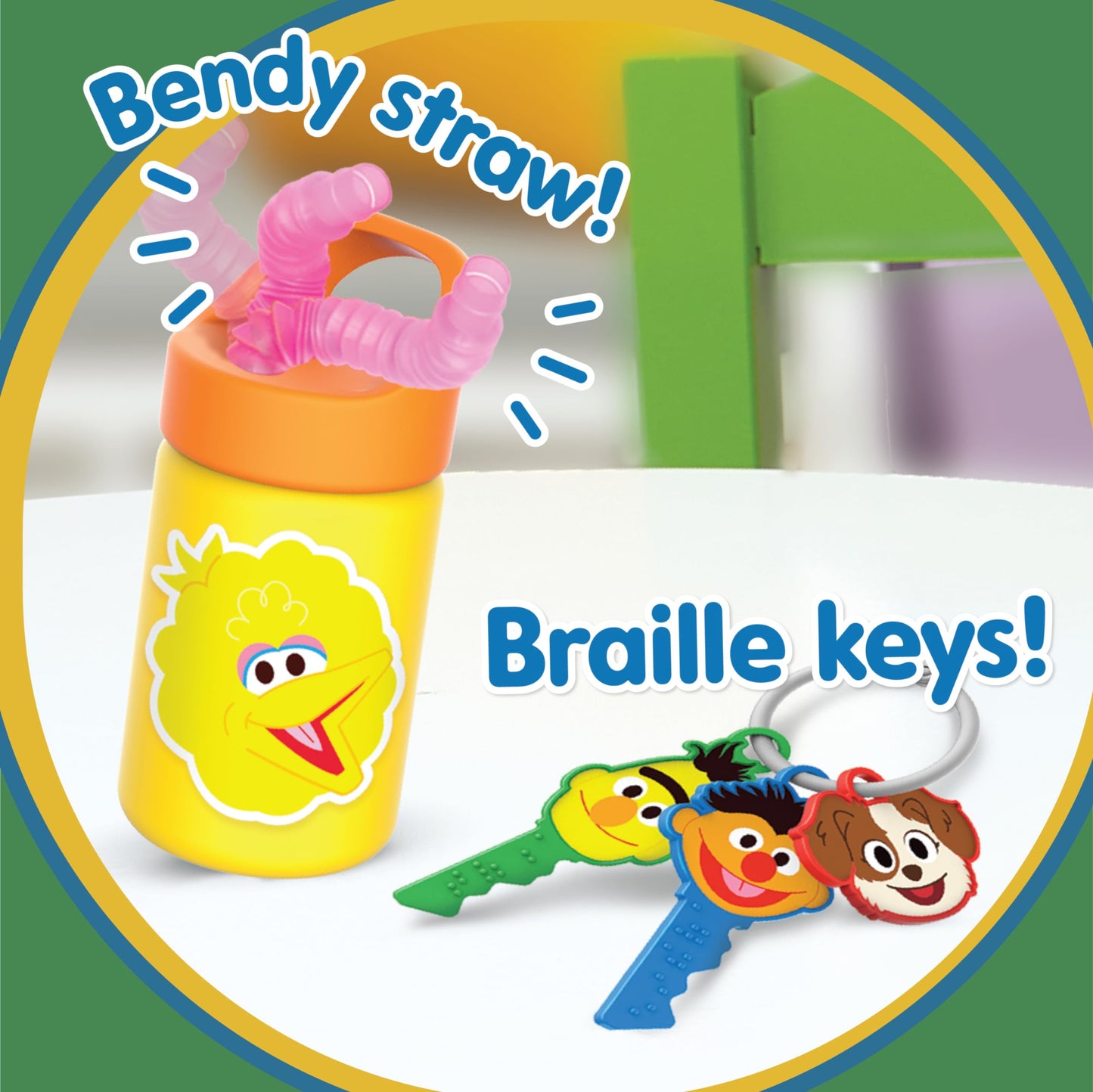 Sesame Street Have A Sesame Day 7-Piece Bag Set, Dress Up And Pretend Play, Kids Toys For Ages 2 Up By Just Play