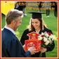 Meiidoshine Graduation Gifts, Graduation Money Box Red, Surprise Grad Money Holder with Pull Out Card, Class of 2025 Funny Cash