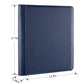Arkeiliy enhanced Ringless Trading Card Binder - 1024 Capacity  16 Side-Loading Pockets per Page  Archival Quality Protection & Anti-Slip Spine for TCG  MTG  Sports Cards (Navy blue II)