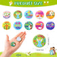 Frienda 60 Pcs Easter Religious Gifts Religious Slap Bracelets With Badges Christian Gifts For Kids Jesus Love You Wristbands Bracelets For Vbs Sunday School Supplies Birthday Party Favors(God)