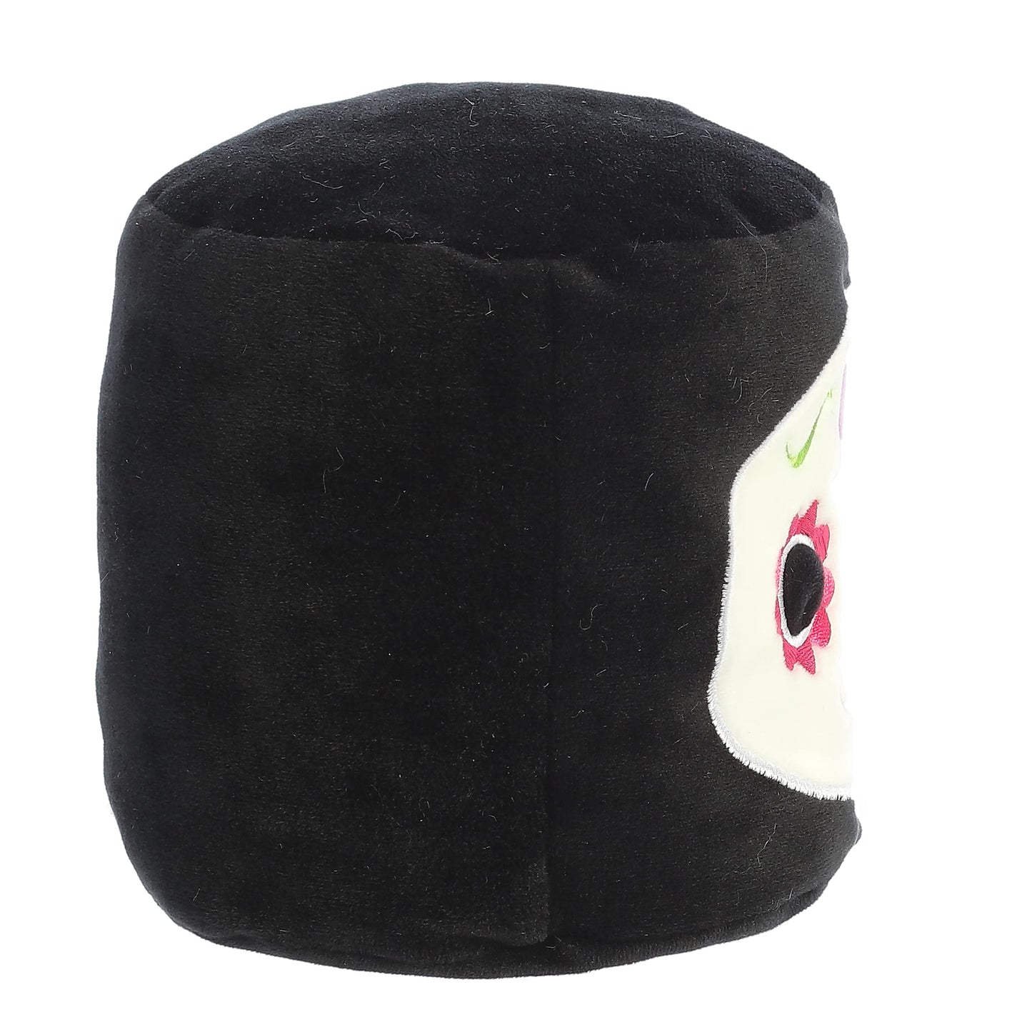 Aurora Squeezable Mallows Day Of The Dead Stuffed Animal - Ultimate Squishiness - Unique Shape - Black 6 Inches