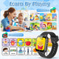 Tywop Smart Watch For Kids Girls Age 3-12 With 26 Puzzle Games Hd Video Camera Touchscreen Music Player Learning Cards Storybook Pedometer Metal Case Kids Watch Toy Birthday Gifts