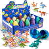 Dak Haan 15PCS 3D Printed Dragon Egg 3D Dragon Eggs Set with Display Stand Mini Dragons Eggs Set Fidget Toy Cool Stuff Fun Gifts DIY Craft Kit Dino Eggs for 5-7 4-6 8-12 Year Old Boys Girls