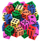 Playbees Big Foam Dice Set - 36-Pack, Jumbo, and Colorful Dice for Kids - Ideal for Boosting Math Skills, Great Gifts, and Party