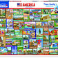White Mountain Puzzles America - 1000 Piece Jigsaw Puzzle