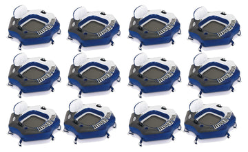 Intex River Run Connect Lounge Inflatable Floating Water Tube 58854Ep (12 Pack)