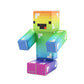 EnderToys Derpy Rainbow Guy Action Figure - 4" Gray Plastic Collectible
