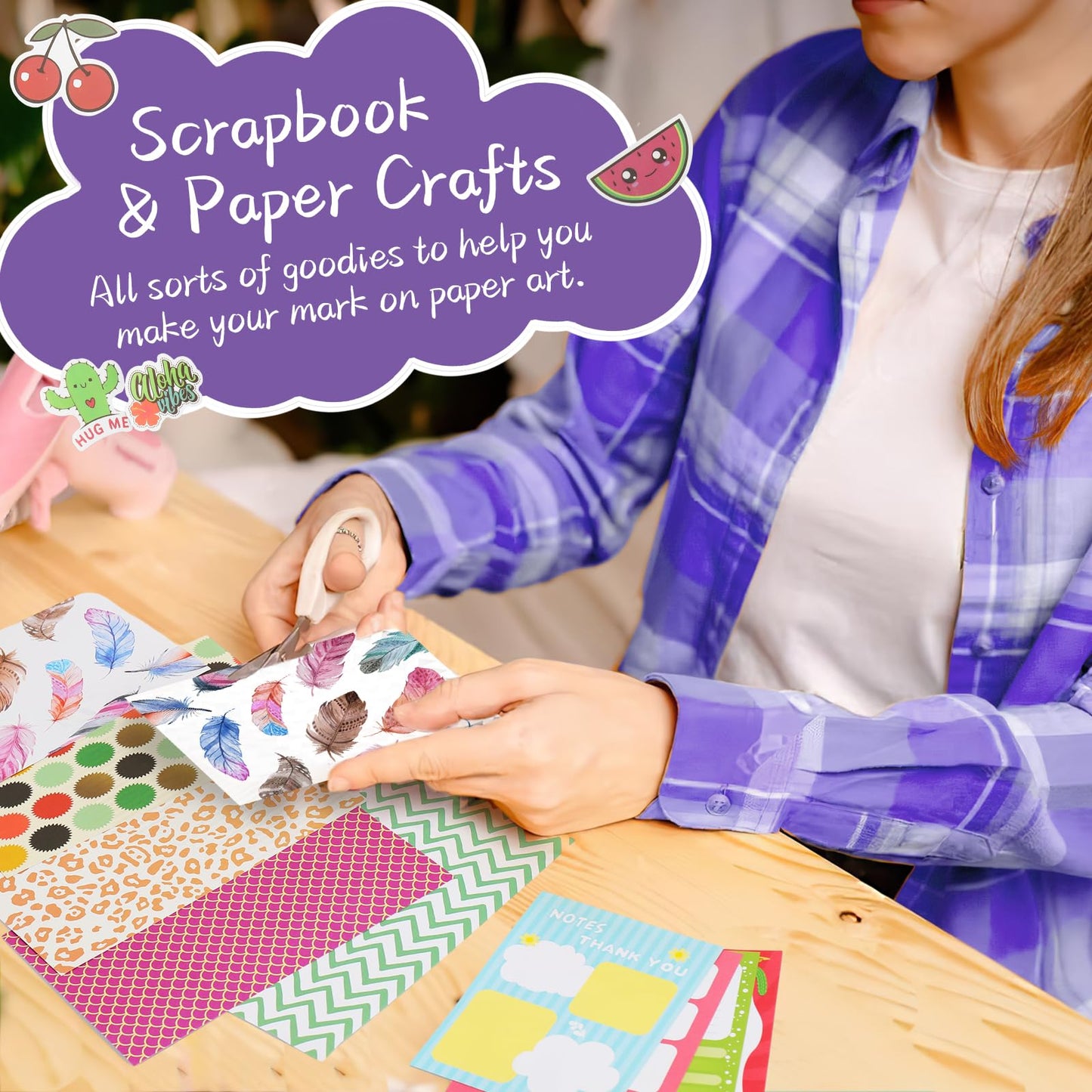 Baloriz Diy Journal Kit For Girls - 150+Pcs Ideal Gifts For Girls Ages 8 9 10 11 12 13 14 Year Old, Diy Journaling Set For Tween