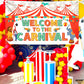 Katchon Xtralarge Welcome To The Carnival Banner - 72X44 Inch | Carnival Theme Party Decor, Backdrop & Games Decor