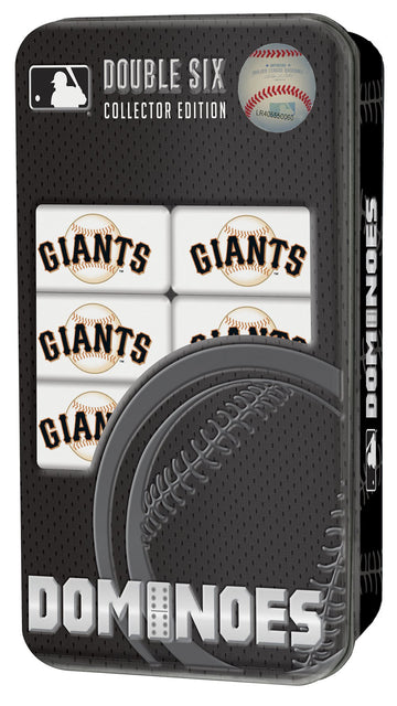MasterPieces Officially Licensed MLB San Francisco Giants 28 Piece Dominoes Game for mature-themeds