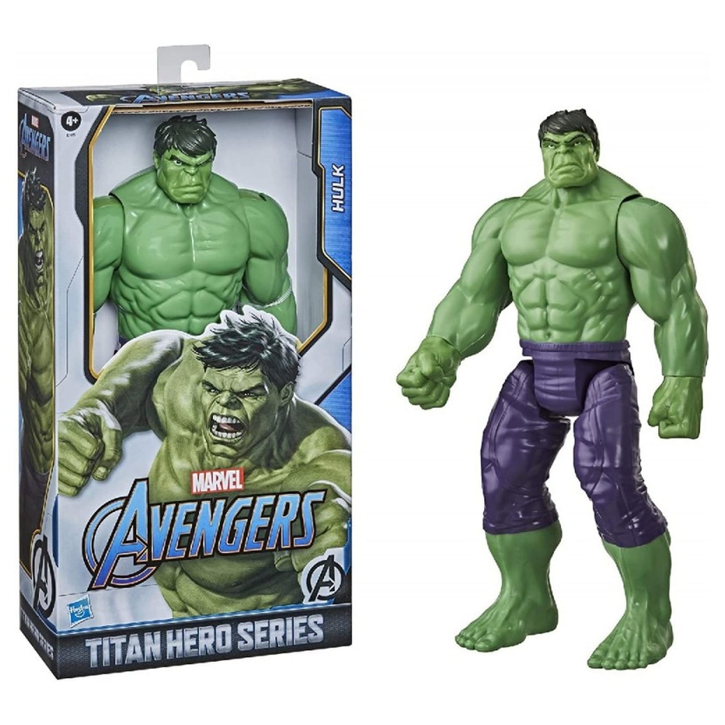 Marvel Avengers Titan Hero Series Blast Gear Deluxe Hulk Action Figure, 30-cm Toy, Inspired byMarvel Comics, for Children Aged 4