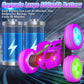 Hamdol Remote Control Car for Kids Stunt RC Cars with Cool Wheel Lights Double-Sided Driving 360-degree Rotation Boys Toys for A