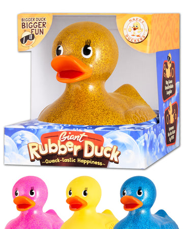 Giant Rubber Duck - 10.5'' Inches - Our Large Rubber Duck Provides Big Rubber Ducky Fun In A Cute Custom Giftable Box - Traditio