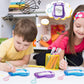 24 Pcs Mini Magnetic Drawing Doodle Board For Kids Backpack Keychain Clip Drawing Board Erasable Sketch And Painting Pad For Classroom Rewards Party Favors Goodie Bag Stuffers (Bear)