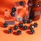 HDdais 10 Pack Black D20 Dice, Set of 10, 20 Sided Dice D20 Polyhedral Dice for DND RPG MTG Tabletop Game