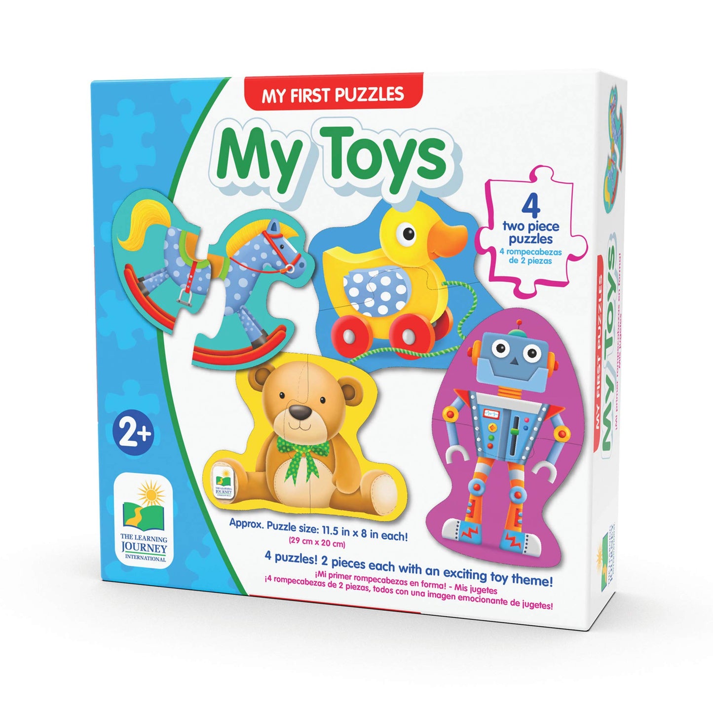The Learning Journey My First Shaped Puzzle - My Toys - Fun Shaped Toddler Puzzles & Gifts For Boys & Girls Ages 2 And Up, Award Winning Educational Toys