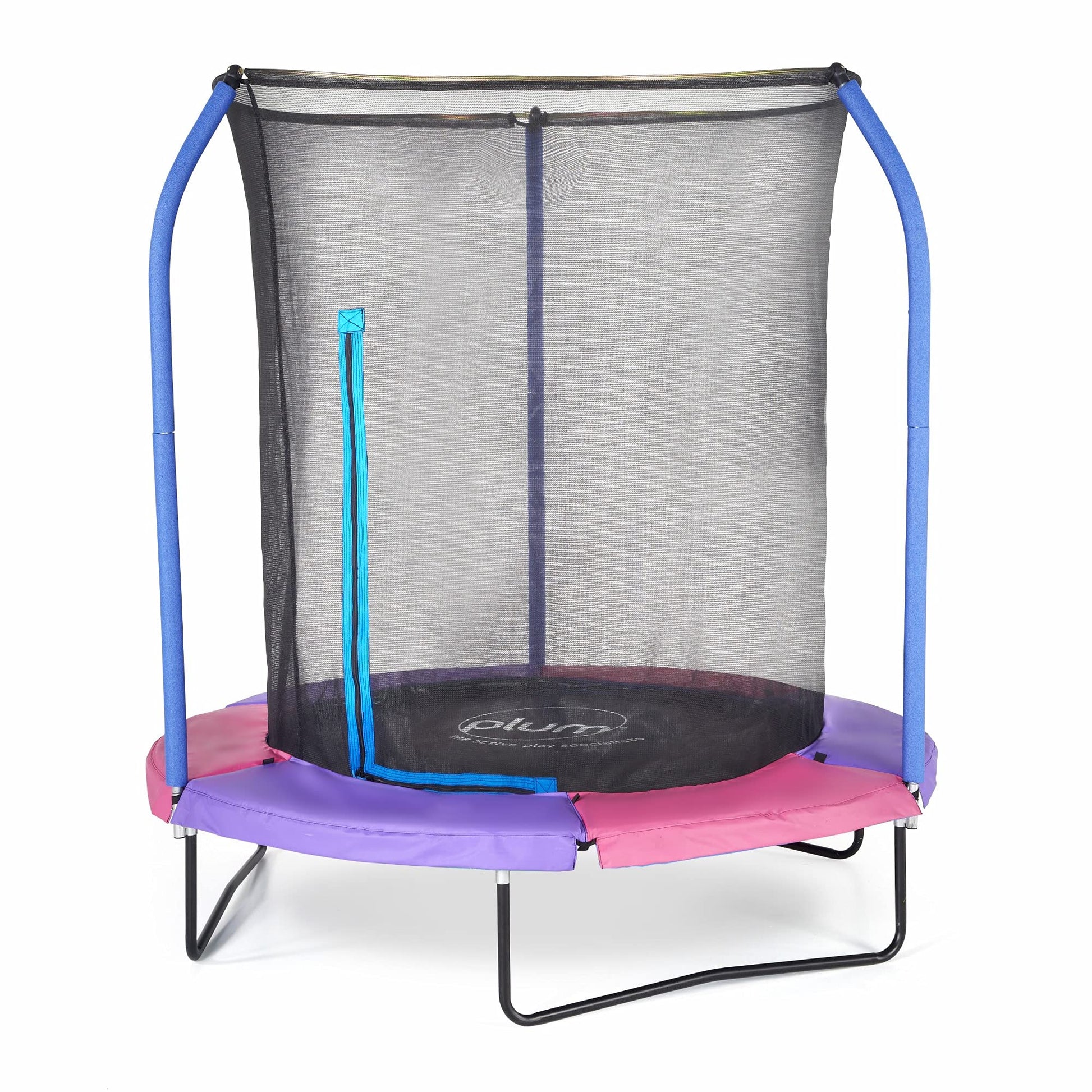Plum 6 Feet. Springsafe Trampoline And Enclosure With Reversible Spring Pad