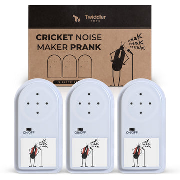 3 Pack Cricket Noise Maker Prank – Hidden Annoying Chirp Sounds – Funny Gag Office Prank
