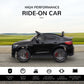 Aosom 12V Ride On Toy Car For Kids With Remote Control, Mercedes Benz Amg Glc63S Coupe, 2 Speed, With Mp3, Electric Light, Horn, Suspension, Black