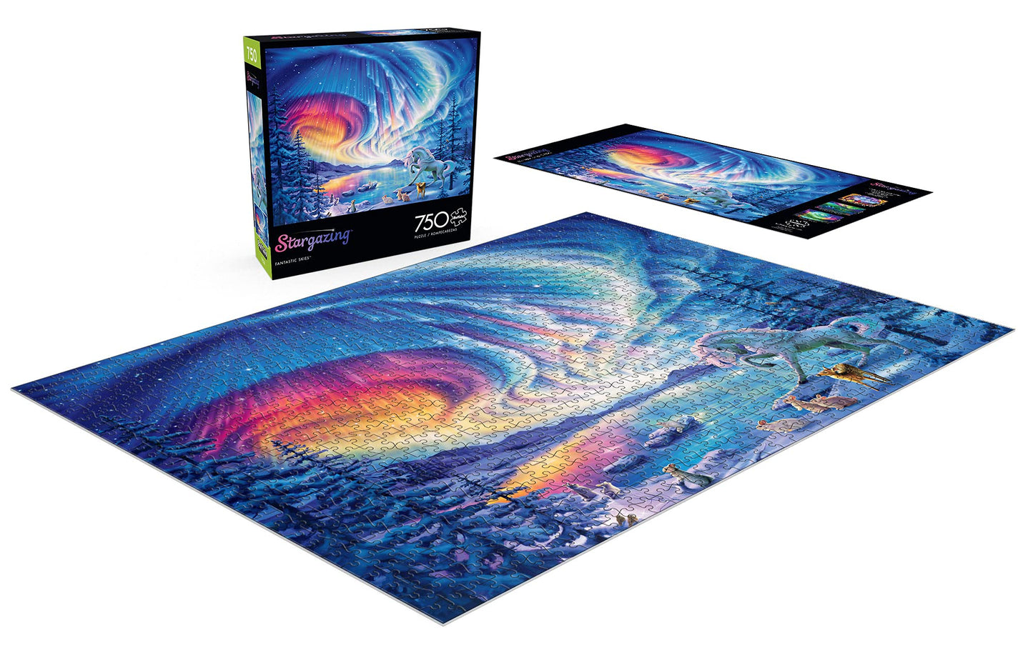 Buffalo Games - Fantastic Skies - 750 Piece Jigsaw Puzzle For Adults Challenging Puzzle Perfect For Game Nights - 750 Piece Fini